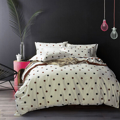 

Ying Xin home textiles cotton sets skin-friendly high-density high-density twill printing double bed quilt bed sheets four sets for 15 18 m bed naked marriage era