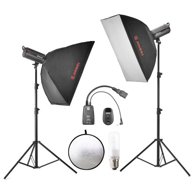 

Jinbei DPE400 dual lamp suit soft box suit clothing portrait studio flash set