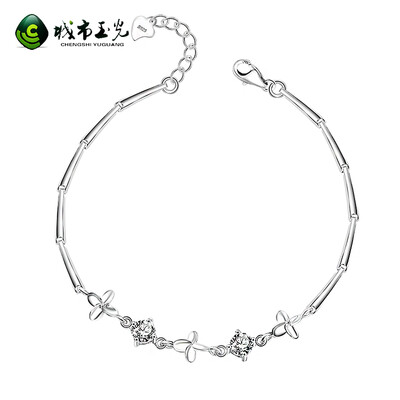 

Город Yuguang 925 серебряный браслет Lucky Clover