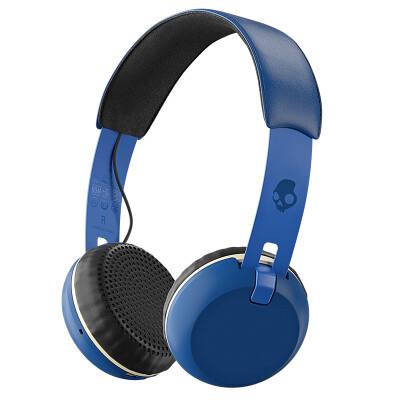 

Череп (Skullcandy) GRIND WIRELESS S5GBW-J546 спортивных беспроводного Bluetooth телефона гарнитура синий