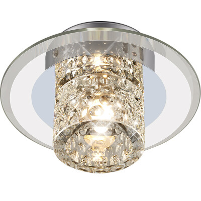 

【Jingdong Supermarket】 Op lighting (OPPLE) LED Crystal Spotlight Corridor Entrance Cattle Eye Crystal Glass Decoration Ceiling Light Luxury 3000K Yellow 4W