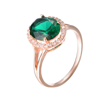

Yoursfs Big Water Drop Zircon Ring with Micro Paved CZ Stone Around Trendy Party Rings for Women