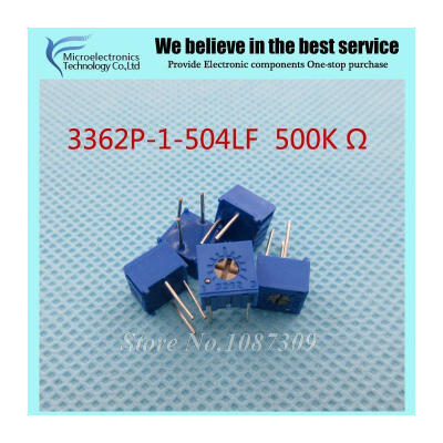 

100Pcs/Lot 3362P-1-504LF 3362P 504 500K ohm Trimpot Trimmer Potentiometer Variable resistor new original