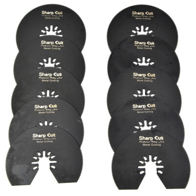 

80mm HSS Oscillating Multi Tool Half Circle Saw Blades For metal Cutting 10pcs/Lot,14TPI,fit for Multimaster power tools