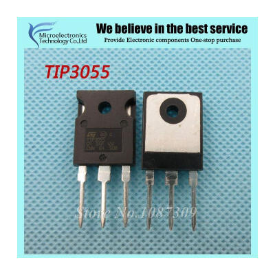 

10pcs free shipping TIP3055 TO-247 Bipolar Transistors - BJT Comp NPN - PNP Epitaxial-Base Trans new original