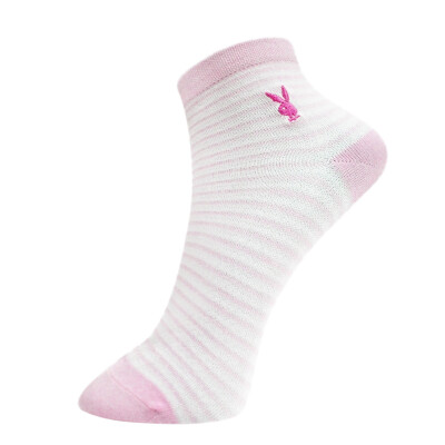 

Jingdong supermarket Playboy PLAYBOY 2258 Casual cotton socks Cute lady socks thin section of the school wind girl Mianwa short tube fashion socks female 5 pairs of mixed color