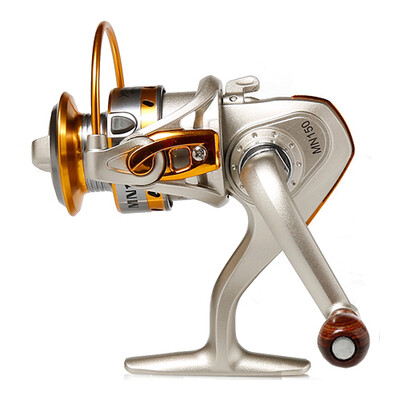 

Рыболовная катушка Spinning Reel MN150 10BB 5.5: 1 Переднее перетаскивание Мини-спиннинг-колесо Металл Высокое качество Carretilha Pesca