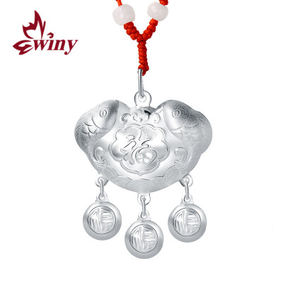 

The only (Winy) S990 full silver lock baby silver full moon birthday children's life long life lock about 10g