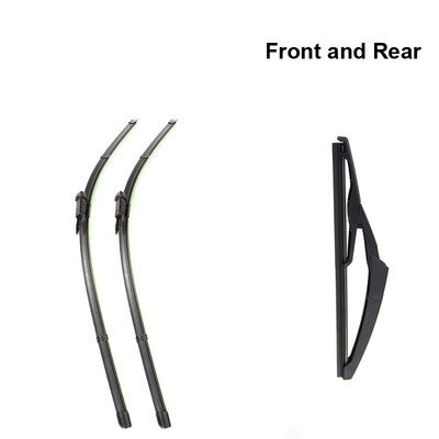 

Front & Rear Wiper Blades for Alfa Romeo Mito 26+15 Fit Pinch Tab Arms 2008 2009 2010 2011 2012 2013 2014 2015