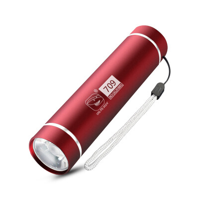 

Smile shark 709 red light compact mini flashlight mini led outdoor portable small household