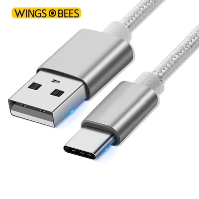 

Wings of Bees Type-C Cable for Charging&Data Transfer grey