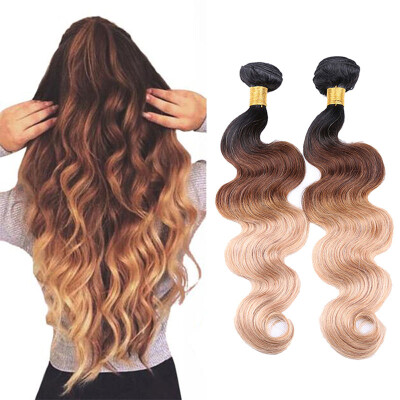 

7A Ombre Hair Extensions Malaysian straight hair 4 Bundles Ombre Malaysian straight Ombre Malaysian Human Hair Weave Bundles Sale