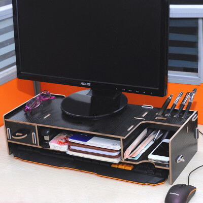

Edeo EDO computer monitor increased shelf LCD base bracket bracket desktop rack TH5061 black