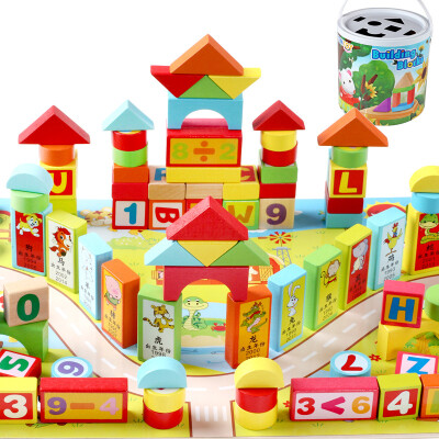 

Mother and child (babamama) layers of wood fight fight children's educational toys large 51 beech wood stacked stacked stacked high wooden toys B5003