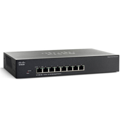 

Cisco (Cisco) SF300-08 (SRW208) 8-портовый коммутатор сетевого управления 100M