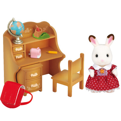 

【Jingdong Supermarket】 Senbeier family girl gifts all at home toys simulation doll dolls - chocolate rabbit sister furniture sets SYFC22048