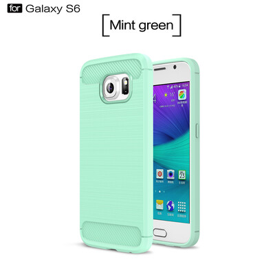 

GANGXUN Samsung Galaxy S6 Чехол против скользкой царапины Легкая мягкая задняя крышка из кремния для галактики S6 G920