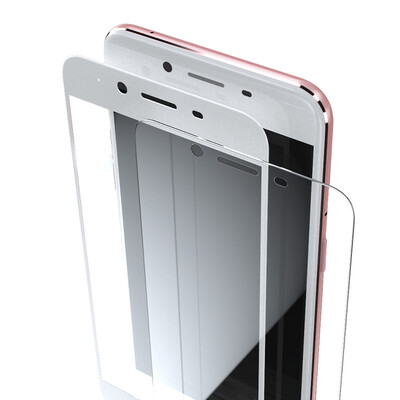 

2pcs OPPO R9Plus full-screen high-definition steel film white R9 R9s R9sPlus full coverage anti-Blu-ray mobile phone film