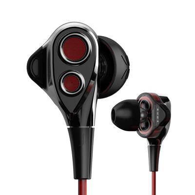 

UiiSii DT200 телефонов бас Hifi K песня двойного ухо динамические наушники Универсальный беруши красного яблоко