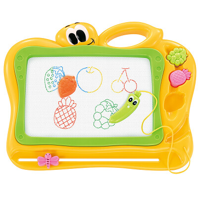 

QIQUTOYS 936A color magnetic drawing board magnetic writing board oversized children's writing board baby graffiti drawing board Meng cartoon cartoon drawing board fruit painting tools