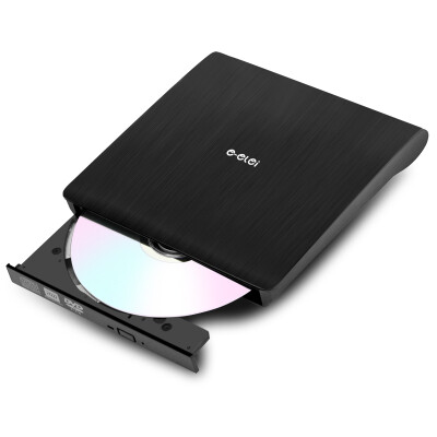 

е лей (е-elei) 16-скорость USB3.0 внешний диск внешний DVD горелки Оптический привод мобильный черный (совместим с Windows, Apple, System / EL-R12)