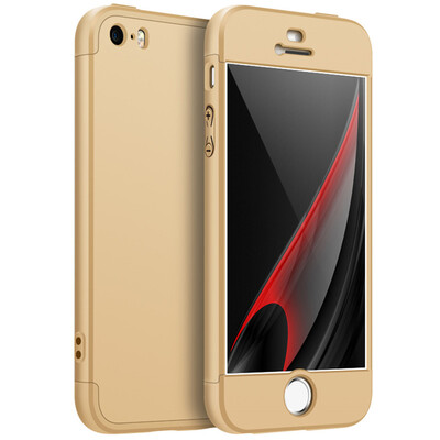 

GANGXUN iPhone se Корпус 360 Full Protection Ультратонкий жесткий защитный чехол для ПК для iPhone 5S