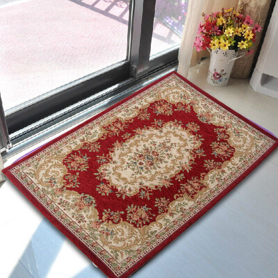 

Jingdong supermarket] green reed European court Duo Nier jacquard handmade mat 40 * 60cm green