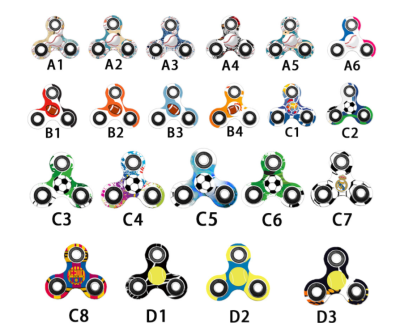 

Tri-Spinner ерзать игрушка керамические EDC игрушка руки палец Spinner стол стресс дети подарок