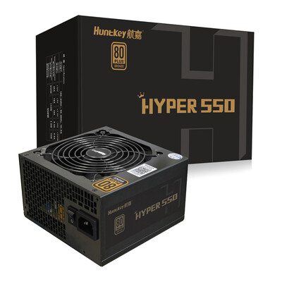 

Huntkey (Huntkey) Номинальная мощность 550W HYPER550 (мощность игра / Single 45A / 80PLUS бронза / активный PFC / двойной вперед / полное напряжение / задняя центровка)