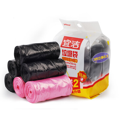 

[Jingdong supermarket] Yi Jie garbage bags thick plastic bags cleaning bags 6 volumes 150 45cmx50cm Y-9711