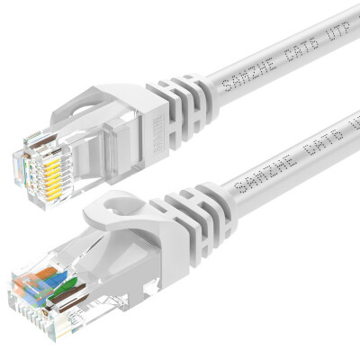 

Shanze (SAMZHE) six types of cable CAT6 Gigabit high-speed network line indoor and outdoor 8-core network cable 6 class computer TV router cable GRE-6500 white 50 meters