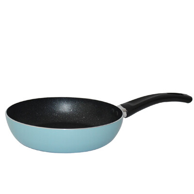 

Highcook Maccaron series frying pan pan non-stick pan omelette beef steak frying pan 20cm light blue G019QL-ZY