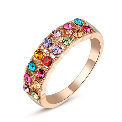 

Yoursfs@ Cute Radiant Hearts Ring With Clear CZ Engagement Rings Jewellery