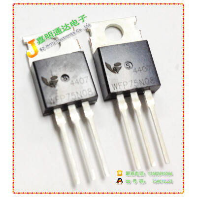 

Free shipping 10pcs/lot WFP75N08 FET TO-220 new original