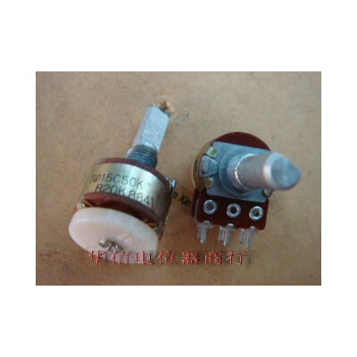 

The first 16 -type double potentiometer C50K after B20K with stepper -20F