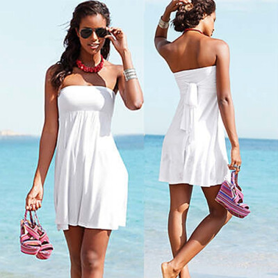 

Hot Multy way Feminine Cover Removable Padding Convertible Plus size Women Beach Dress .M.L.XL