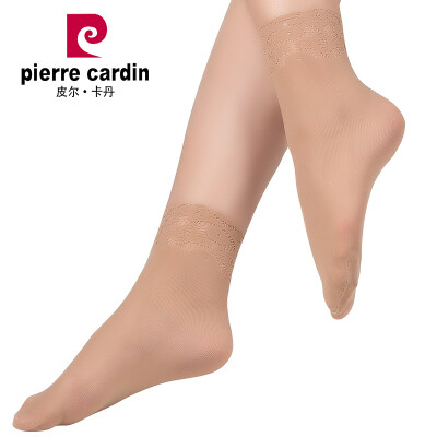 

Jingdong supermarket] Pierre Cardin socks female Korean smelly socks spandex sexy lace chiffon plain not stripping female socks 3 pairs of black uniform