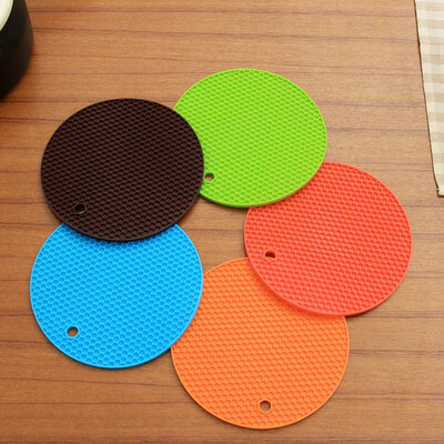 

Jingdong supermarket Ou Run Zhe insulation pad 18CM silicone multicolored kitchen kitchen table mat 5 installed