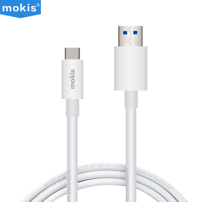 

Mokis (mokis) Type-C data cable mobile phone charging cable 1.8 m white for Apple Macbook / music 2 / 1S / Huawei P9