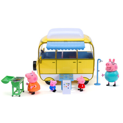 

Paige свинья Peppa Pig Свинка Пеппа подарок на день рождения для мальчиков и девочек играть дома Джамбори автомобильный комплект