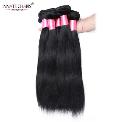 

7A grade brazilian virgin hair straight 3 bundle deals natural black straight human hair free shipping