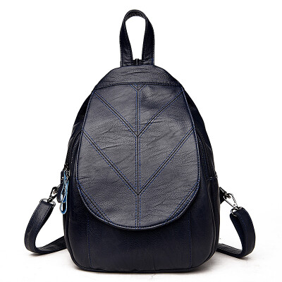 

Fashion Women Leather Backpack School Bags For Teenagers Girl's Travel Bag Designer High Quality Sheepskin Backpacks Mochilas