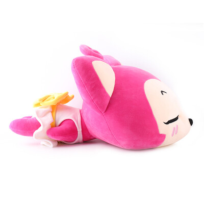 

A beaver plush toy doll Queen cute cartoon dolls around the stretch of pink stretch Peach A give girlfriend gifts