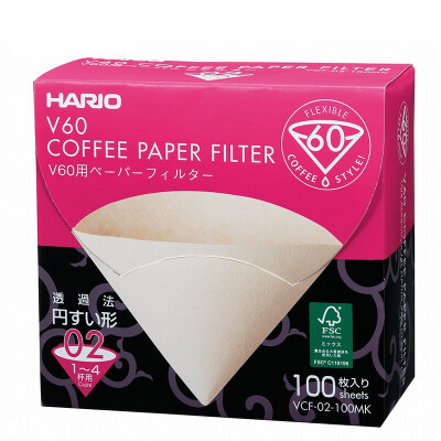 

[Jingdong supermarket] HARIO Japan imported V60 series 02 wood color coffee filter paper VCF-02-100M