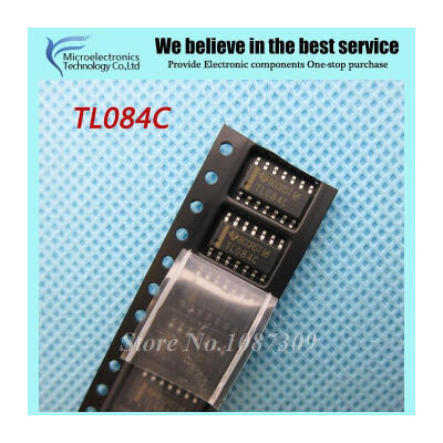 

10pcs free shipping TL084C TL084CDR TL084 SOP-14 Operational Amplifiers - Op Amps Quad JFET Neg Input new original