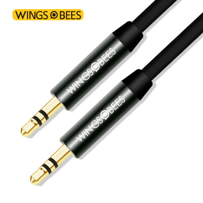 

Кабель AUX 3.5mm Wings of Bees,черный