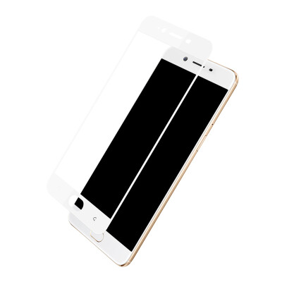 

Baseus) OPPO R9SPlus tempered full-screen full coverage of explosion-proof R9SP mobile phone glass film white