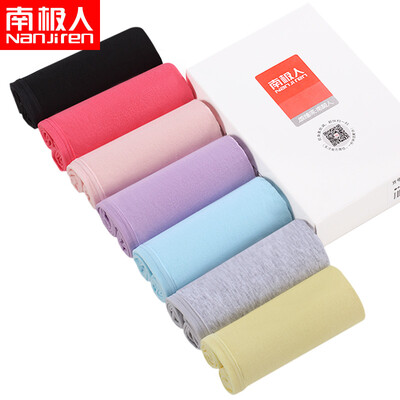 

Antarctic Nanjiren Women&39s underwear Candy-colored triangular underwear Sexy low-waist breathable comfortable printing candy color Women&39s 7 gift box L