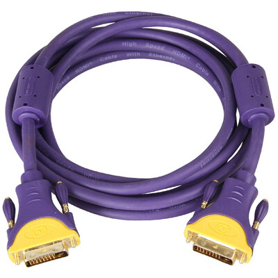 

Акихабара (CHOSEAL) QS5202T5 DVI (24 + 1) Интерфейс ПК телевизионных проекторов гальванических терминалов, посвященный Dual DVI HD видео кабеля 5 м