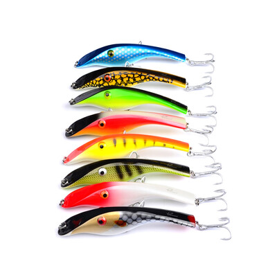

1pc Fishing Bait Exported to USA Market 3D Fishing Tackle 8 colors 44.1g/14.6cm High Quality Fishing lure With 2# Hook
